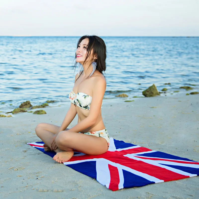 China Supplier Printed Beach Towel Microfiber Quick Dry Summer Super Absorbent Swimming Towel