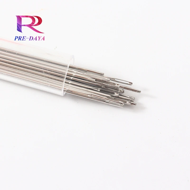 Stainless steel sewing needle large eye hand needle embroidery tip needle
