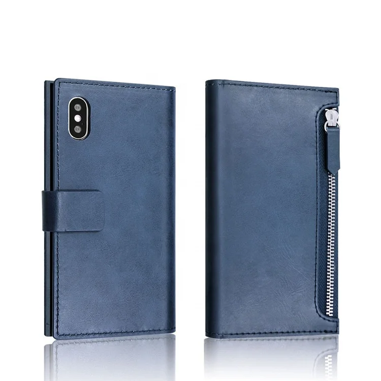 Saiboro zipper leather flip folding wallet pu soft water proof 360 case cover for xiaomi a1, for xiaomi mi a1 back cover