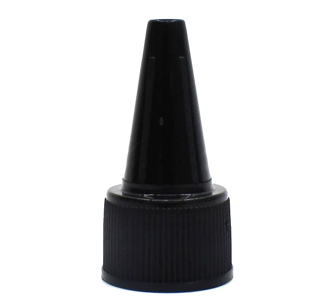 Nozzle cap 24mm screw plastic bottle with twist cap