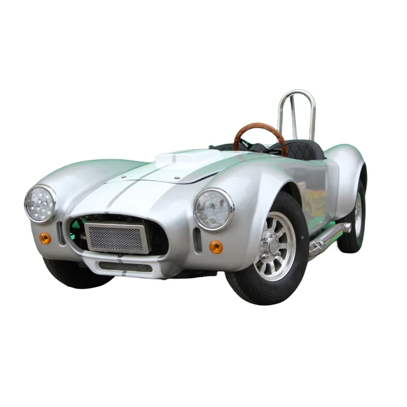 Mini Hotrod Car Shelby 150CC Gasoline Cool Mini Cobra Car with 2 Seat Go Kart for Adult,for Kid Christmas Gift