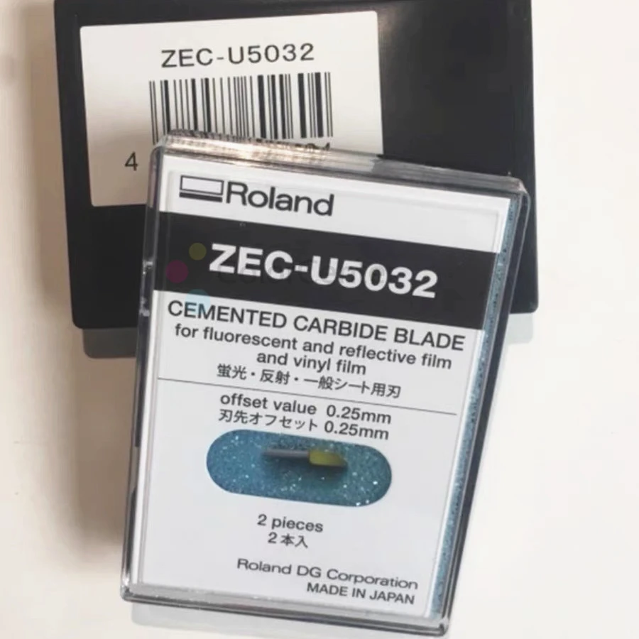 Roland Cemented Carbide Cutters for Vinyl Film (2 pcs) - ZEC-U5032, 55 degree blade