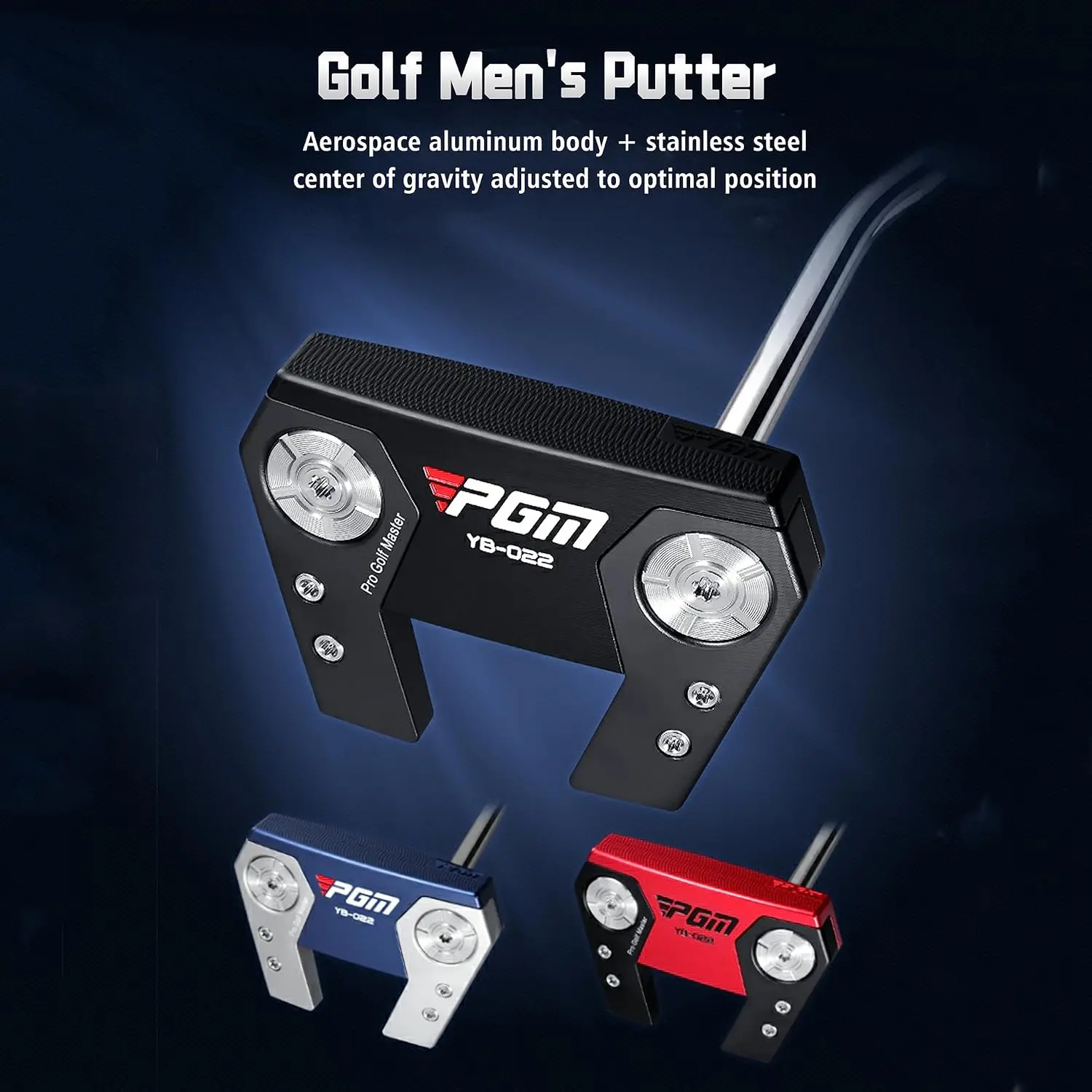 PGM Golf Standing Putter, Aircraft-grade Aluminum, Ultra-low Center of Gravity, High Tolerance Putter