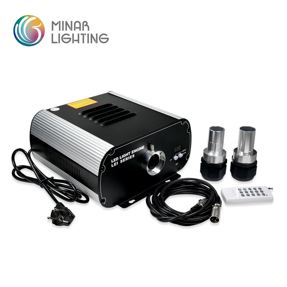 120W DMX RGBW fiber optic LED light source with twinkle effect