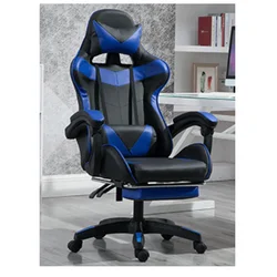 Игровое кресло, кожаное офисное кресло, Черное и красное компьютерное кресло