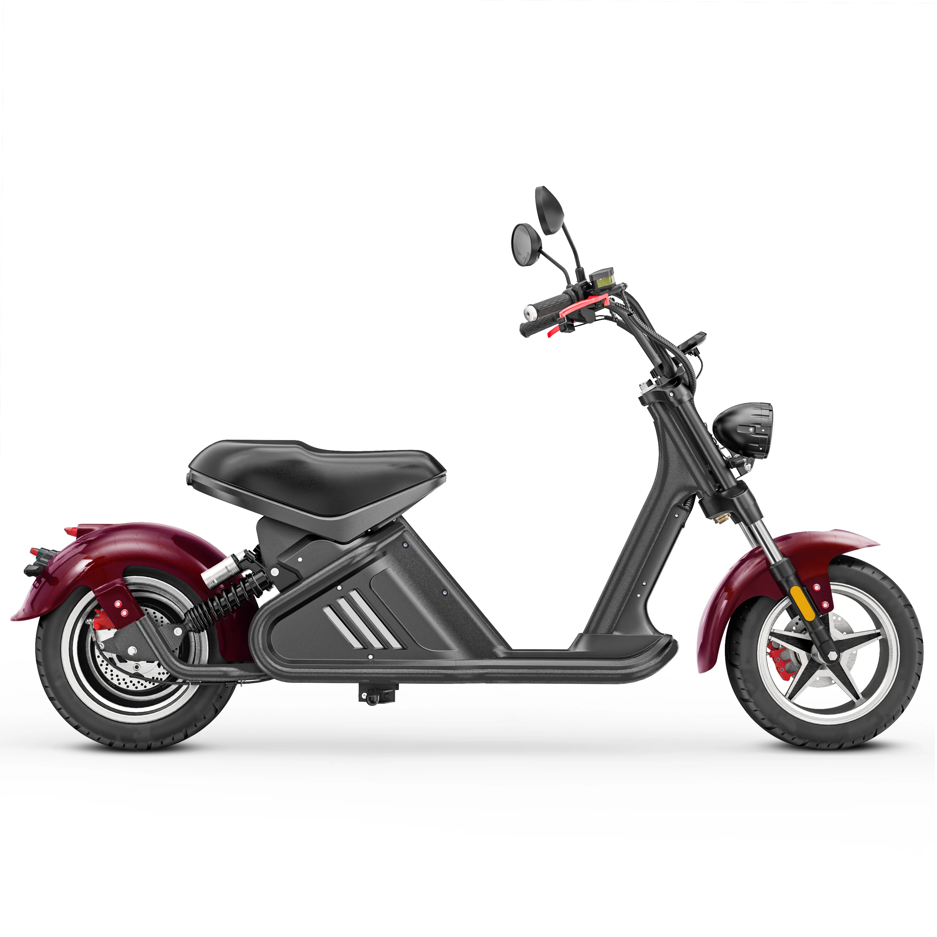 Eahora M2 EEC EU Stock Citycoco Electric Chopper 2000w 14 Inch Fat Tire Citycoco Electric Scooters Motorcycle