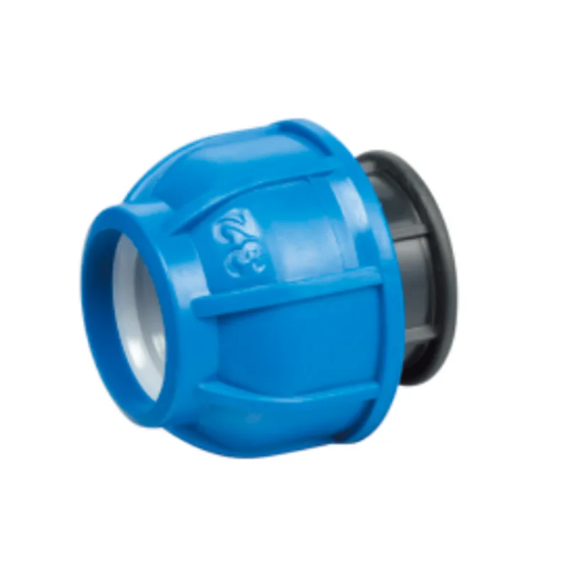 High Performance Plastic End Cap Plug Pipe Fittings Compression Connector For Water Tube