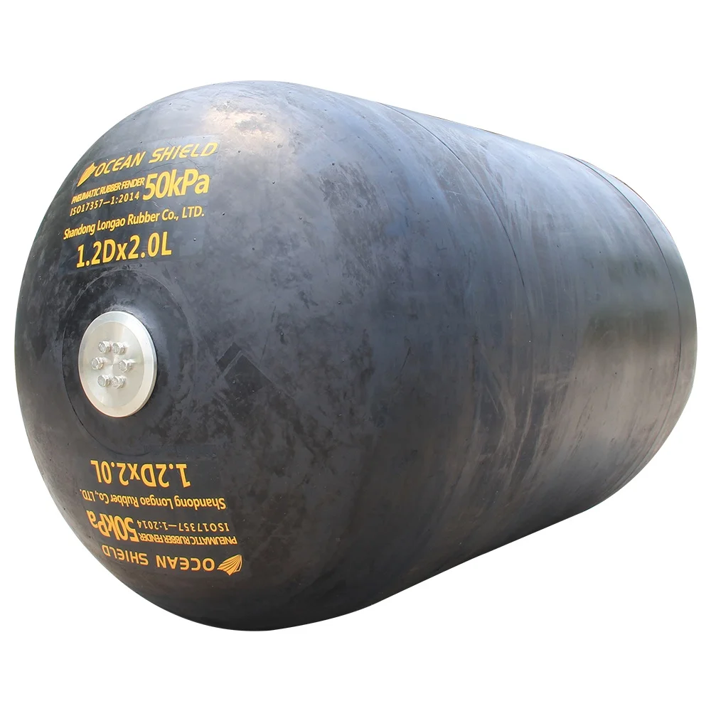 1.2 m * 2.0 m Yokohama Mold Type LNG Ship Berthing Docking Pneumatic Rubber Fender