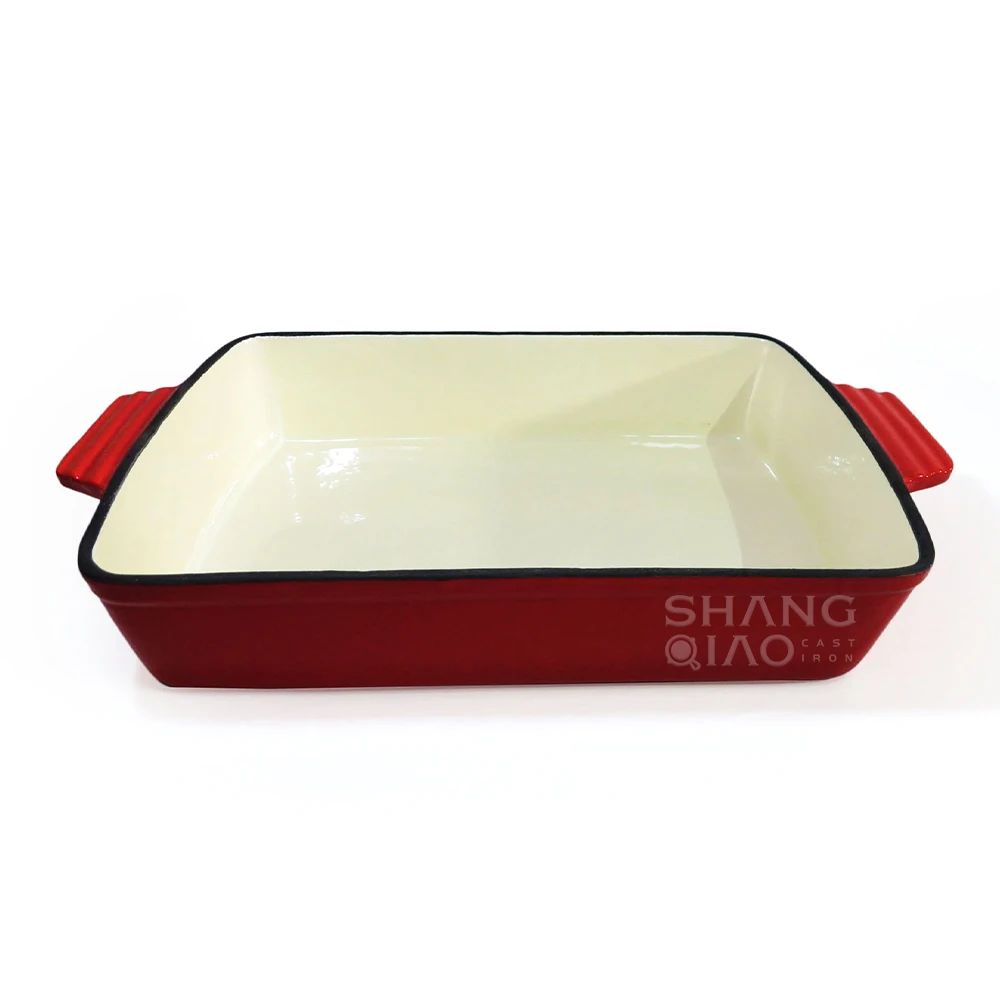 6/4 pcs  Hot Sale Custom Color Enameled Casserole Cast Iron Enameled Dutch Ovens Cast Iron Cookware Set