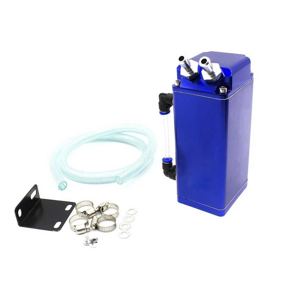 Auto Parts Refit Engine Oil Breathable Kettle Filter Pot Racing Modified Square Oil Catch Can