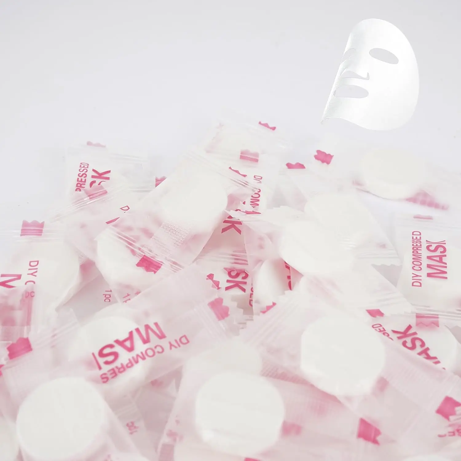 OEM Cruelty-free Cotton Beauty Face Mask Compressed Facial Sheet compressed Facial Mask Paper For Skin Care Compressed mask