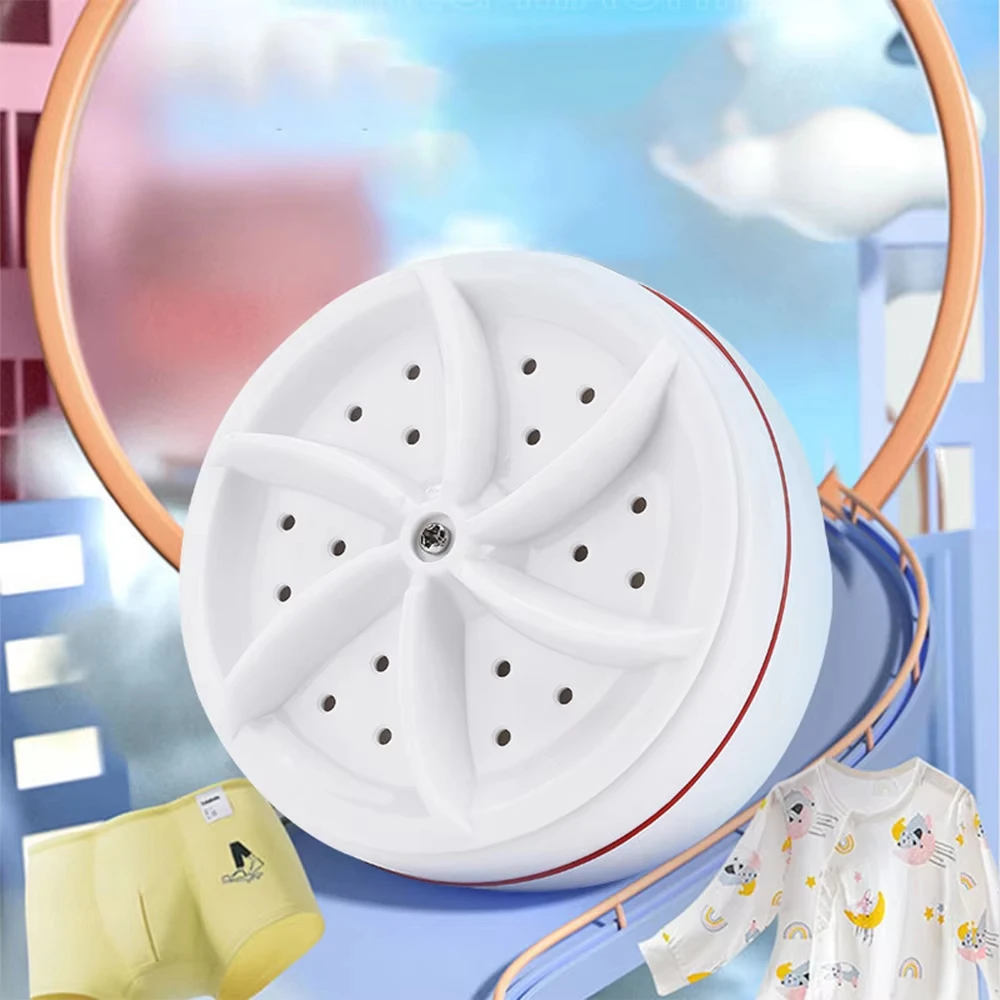 Fully Automatic Portable Turbine Dish Washer Mini Washing Machine for Small Laundry