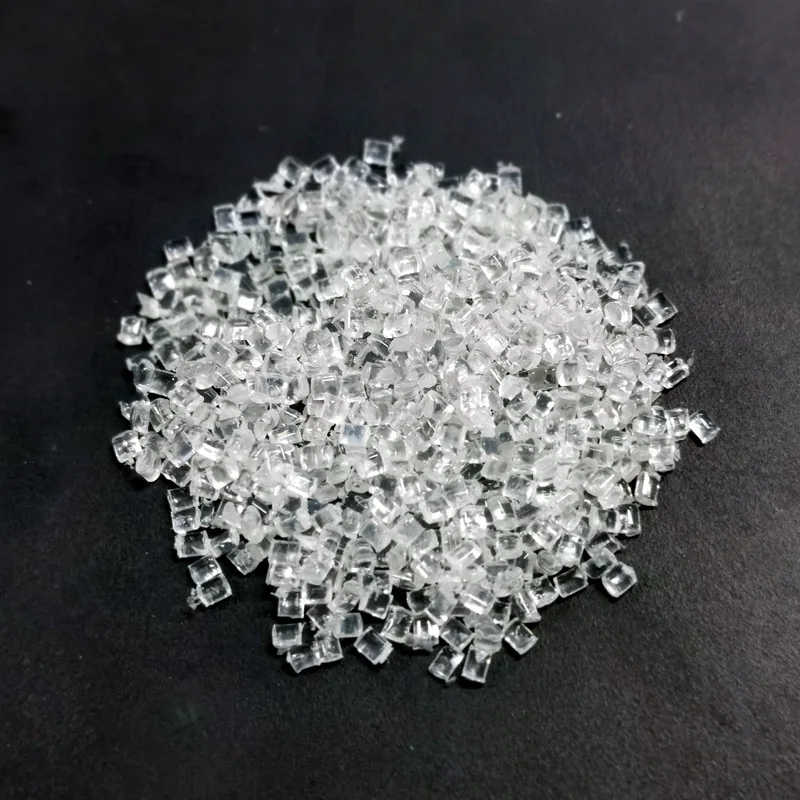 100% virgin pc Polycarbonate granules/pellets/resin Makrolon PC light transparent clear blue granules for water bottle