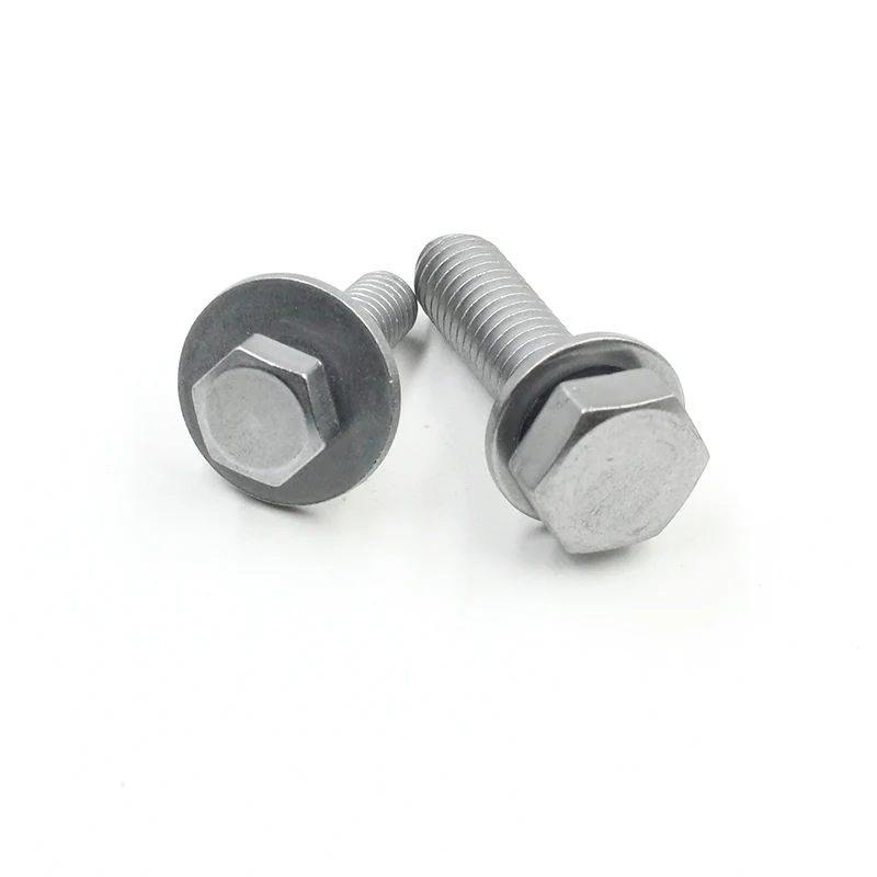 m3 x 05 x 6 cap a2 hex combination car frame fixed combination nonstandard according to drawing custom screw with flat washer