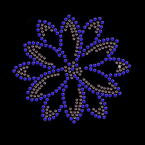 Оптовая продажа синий цветок и горный хрусталь