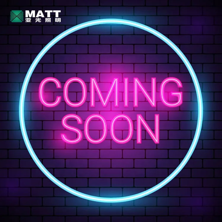 Matt Dropshipping Electronic Signs Coming Soon Neon Sign Shop Business Open Led Neon Light Signs for Window Wall Decoration