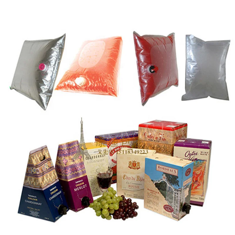 5L 10L BIB Box Valve Juice Liquid Wine Beverage Coffee Packaging PE AL Plastic Secure Spout Gravure Printing Surface Handling