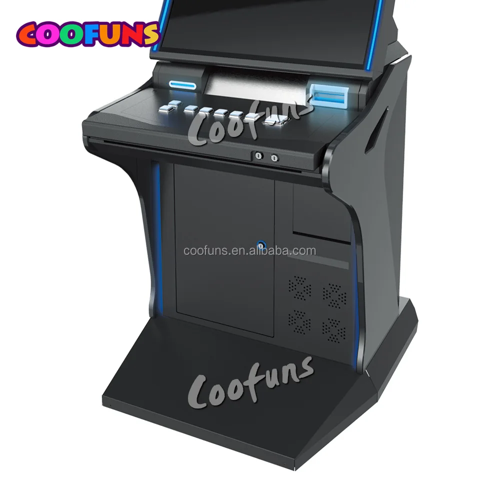 
Coofuns Custom Fusion 4 Curved Monitor Casino Slot Metal Cabinet Machine 
