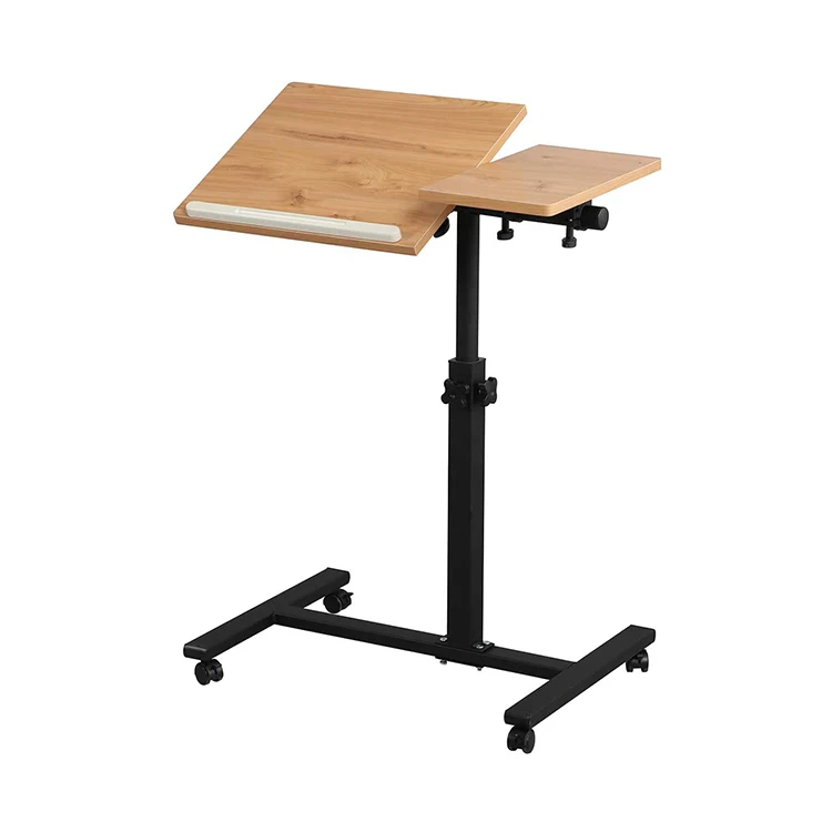 Adjustable laptop desk rack, used for sofa or bed standing, office computer bedside mobile table