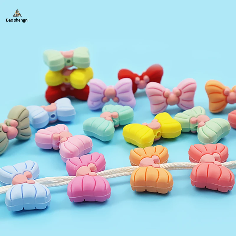 Wholesales Radish Baby Silicone Beads BPA Free Soft Sensory Baby Teether Mixed And Match Beads