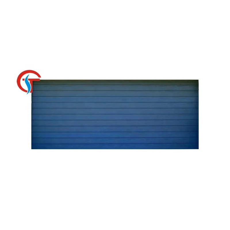 Sectional Garage Doors Aluminium Tempered Windows Automatic Sandwich Panel Overhead Garage Door Roller Shutter Door For Villa