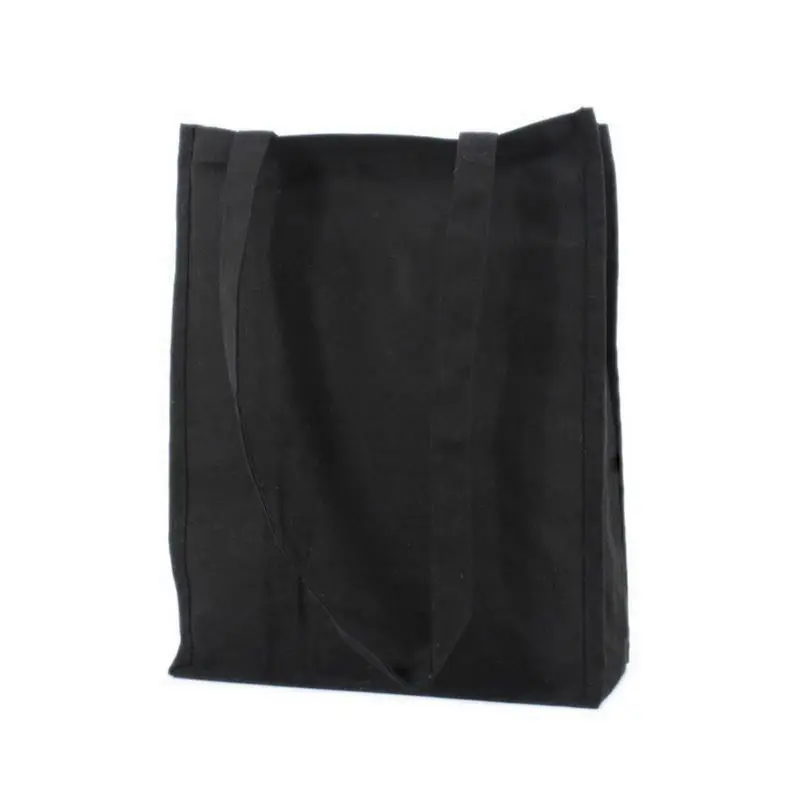 Cheap Custom Printed Black Cotton Canvas Tote Bags Utility Women Canvas Tote Bag With Logo