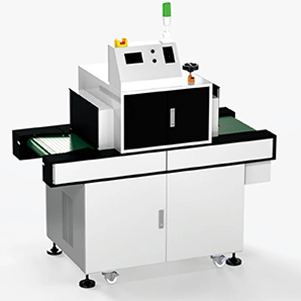 UV LED Curing Furnace with Conveyor System Installed 300*100mm LED UV Curing Lamp for uv adhesive Inks Varnish Coatings