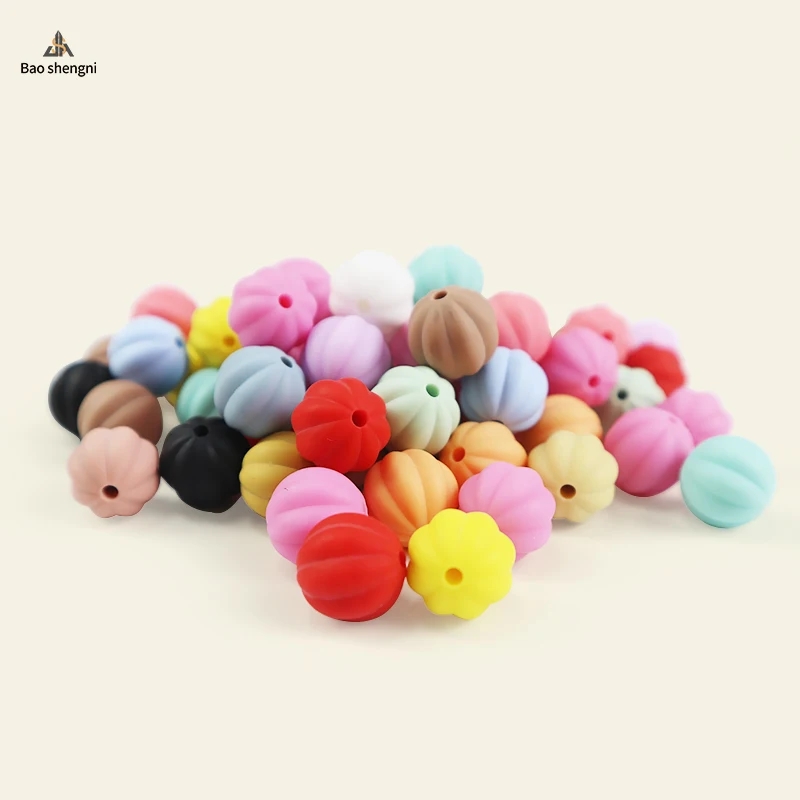 Made in China Spot Silicone Baby Pacifier Chain Accessories DIY Silicone Baby Food Grade Jewelry Bracelet Handmade Beads