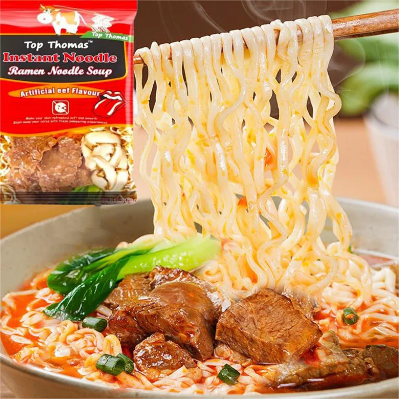 Professional Factory Best Selling Easy to Cook Beef Flavor instant noodles ramen noodle soup