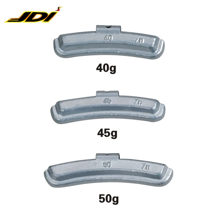 Высокое качество, материал цинка, пластиковое покрытие, зажим на колесе, вес для стального обода