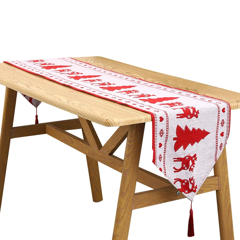 New European Style Fashionable Dinner Table Flag Double-sided Long Tablecloth Hotel Home Banquet Decorative Table Cloth