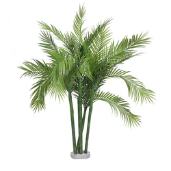 Hourpark big and tall artificial date palm trees for outdoor landscaping decor