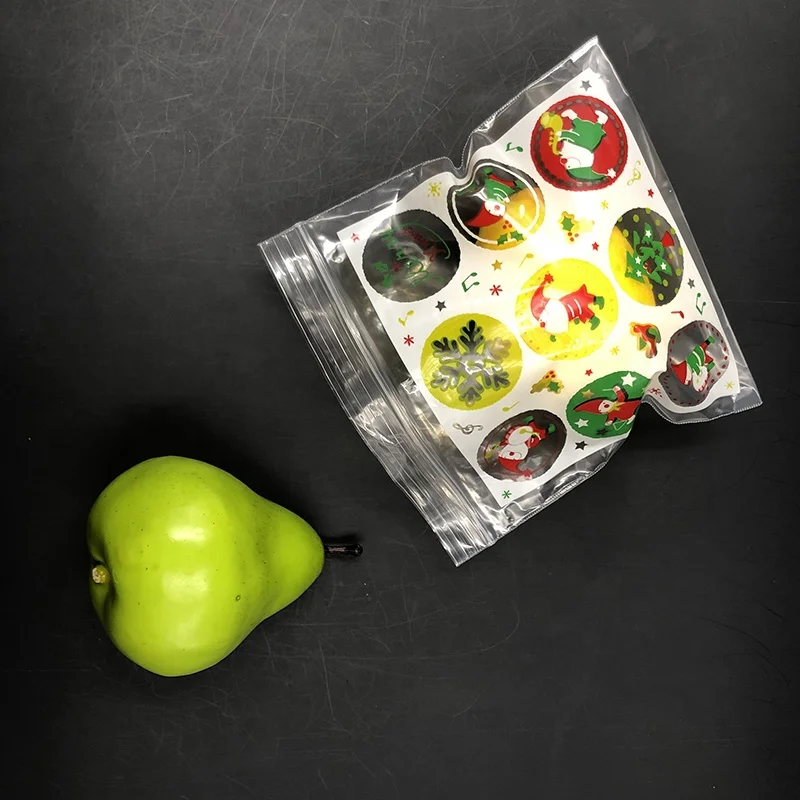 Customized transparent ziplock plastic bag FDA food grade virgin material LDPE ziplock bag