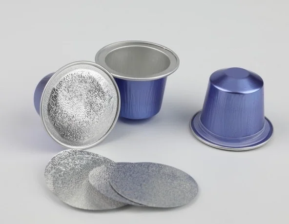 espresso Compatible Empty aluminum foil nespresso coffee capsule empty pods