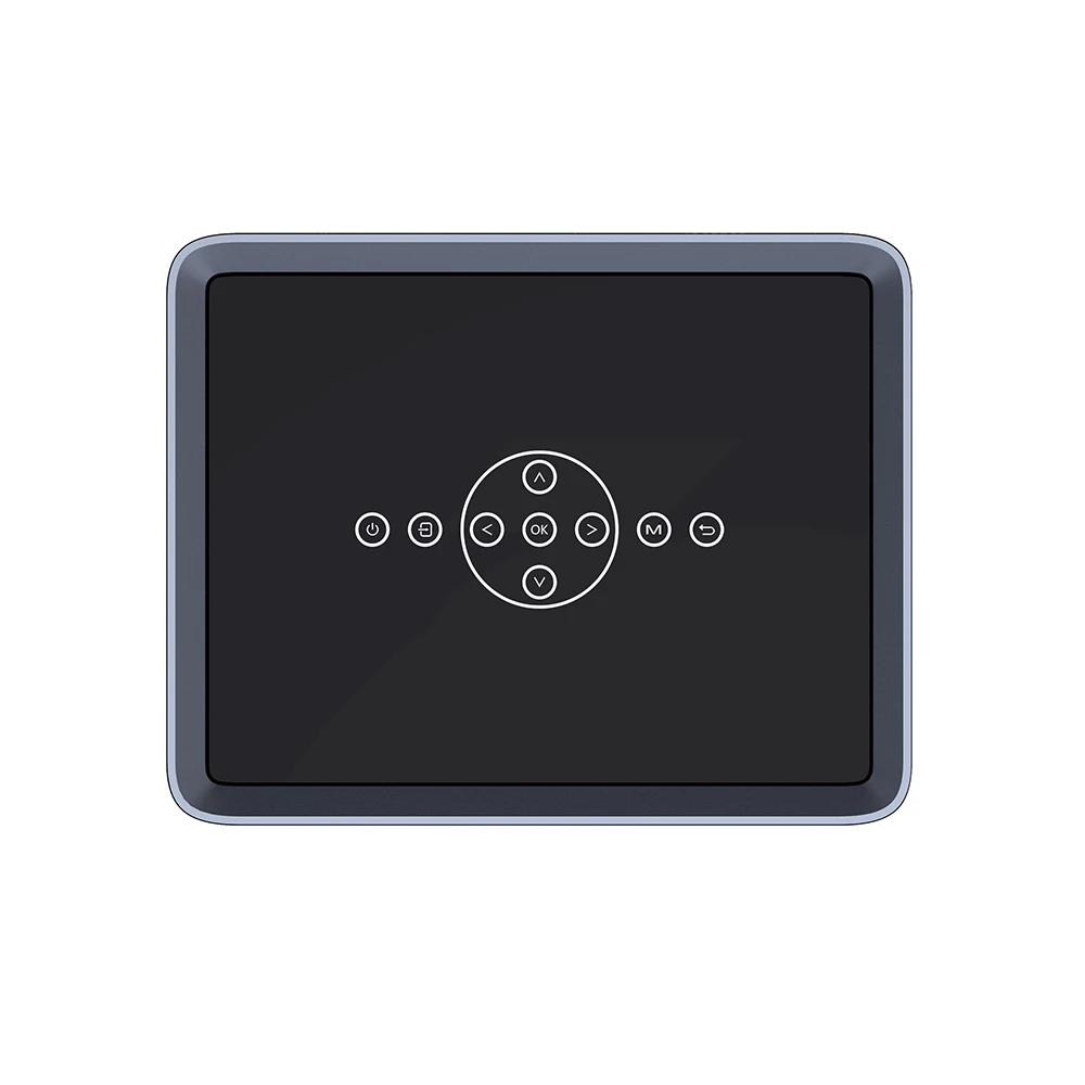 2023 Smart TV Box FHD LCD home theater cinema movie video player cheap led android  9.0 1920x1080 projector for classroom