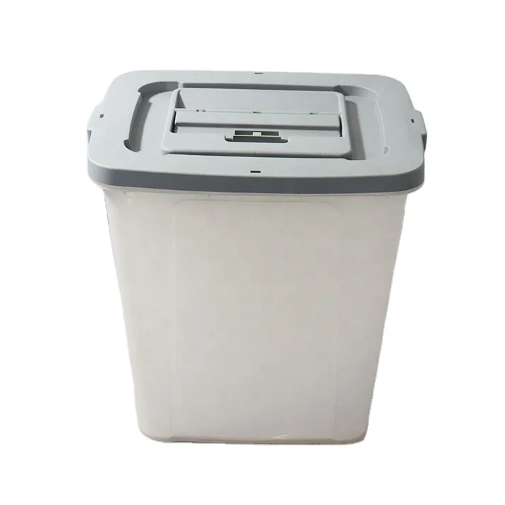 85L Square Transparent Plastic Ballot  Box For Election