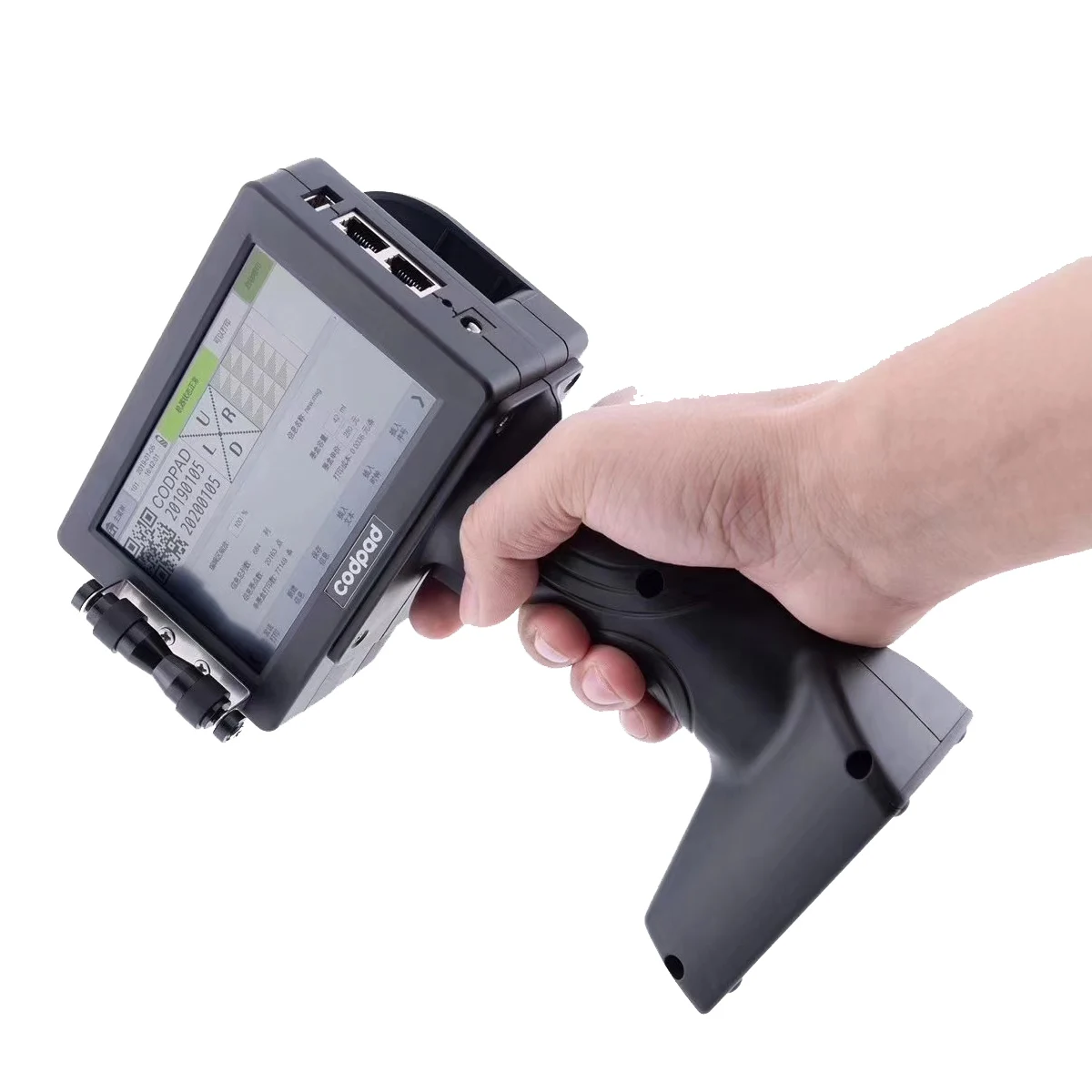 Hot selling 2020 new handjet portable printer Manual Logo Batch Expiry Date handheld inkjet printer Coding Machine