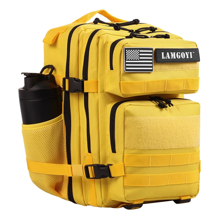 25L Mini Yellow Waterproof 45l Gym Fitness Tactical Backpack Outdoor Hiking Travel Gym Duffel Bag Backpack
