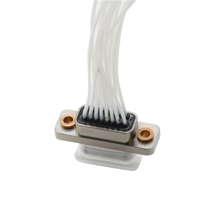 Высокая термостойкость 150 градусов C герметичный MIL-C-83513 (15 контактов J30J Серии Мини Прямоугольный прямоугольный микро-разъем D