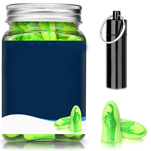 Ear Care Ultra Soft Pu Foam earplugs Customized Disposable Noise Reduction Colorful Sleep Earplugs for hearing protection