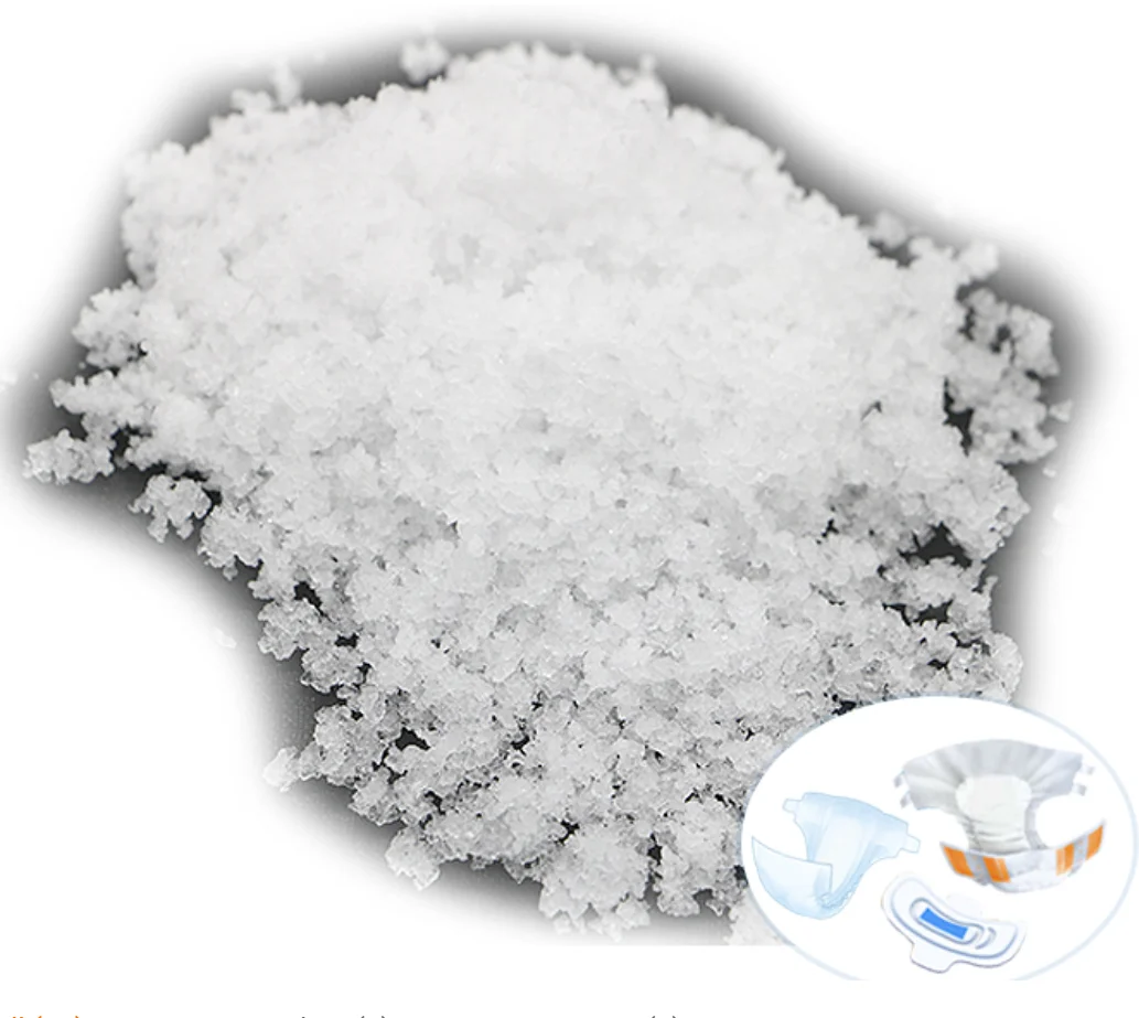 High quality Manufacturers SAP--super absorbent polymer factory price sodium polyacrylate powder for diaper