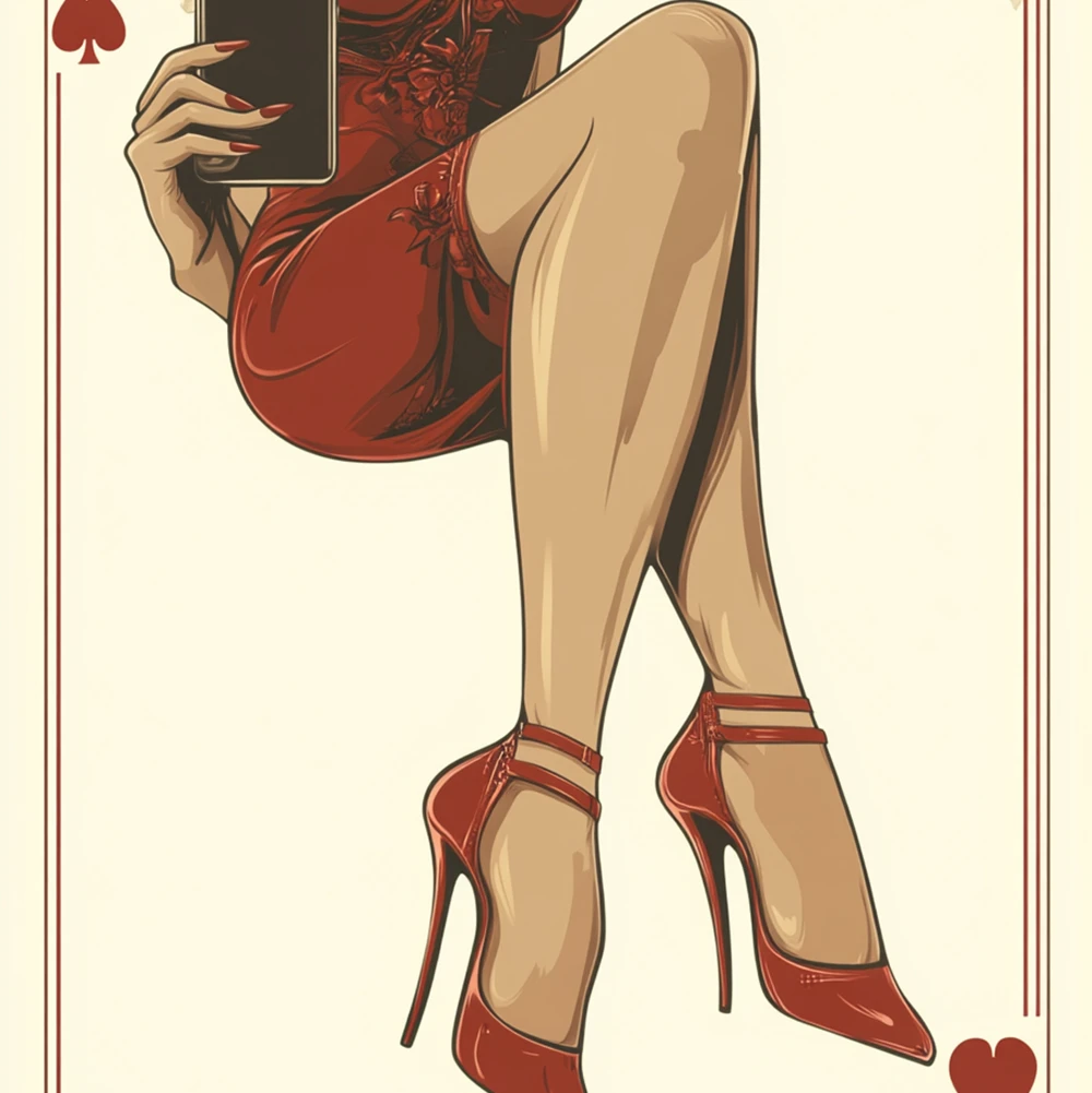 Custom Q&A Romantic Date Night Playing Card for Adults for Valentines Games Made from Durable Paper