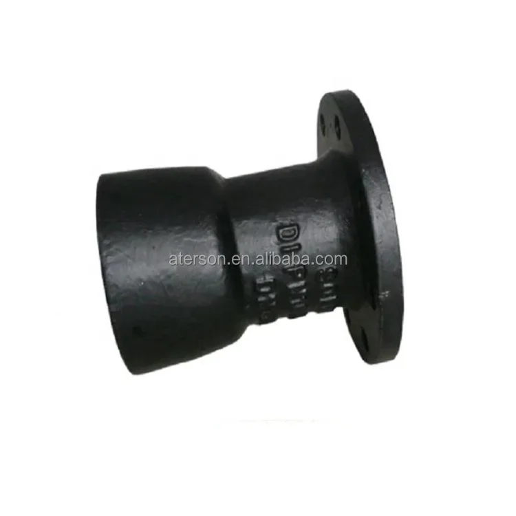 ISO2531 Ductile Iron Flange Spigot Pipe Fitting with Cement Mortar Lining Black Bitumen Painting