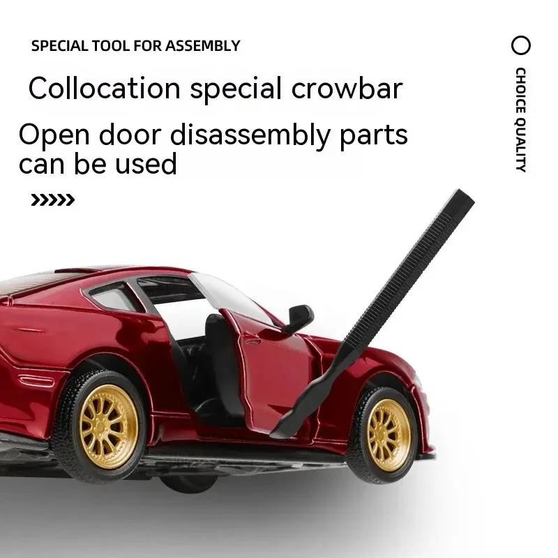 1:43 Ford Mustang GT супергоночная игрушечная машинка CCA MSZ сделай сам литые Миниатюрные модели из сплава коллекционный подарок для мальчиков детей