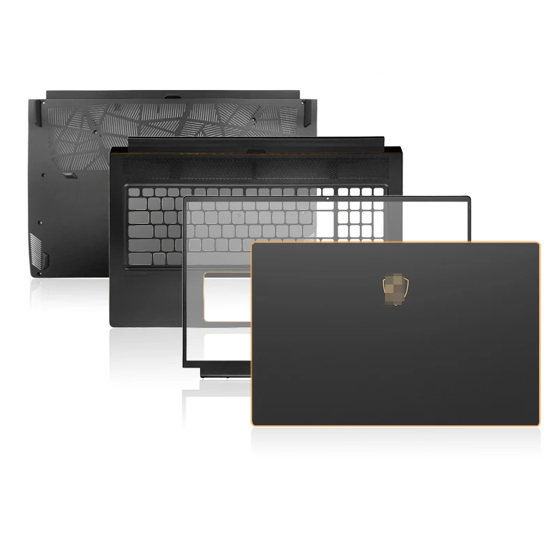 Новый 17,3 дюймовый ноутбук ЖК задняя крышка передняя рамка Palmrest чехол для задней части корпуса для MSI GS75 GS76 MS-17G1 ноутбук верхней крышке верхняя крышка черного цвета