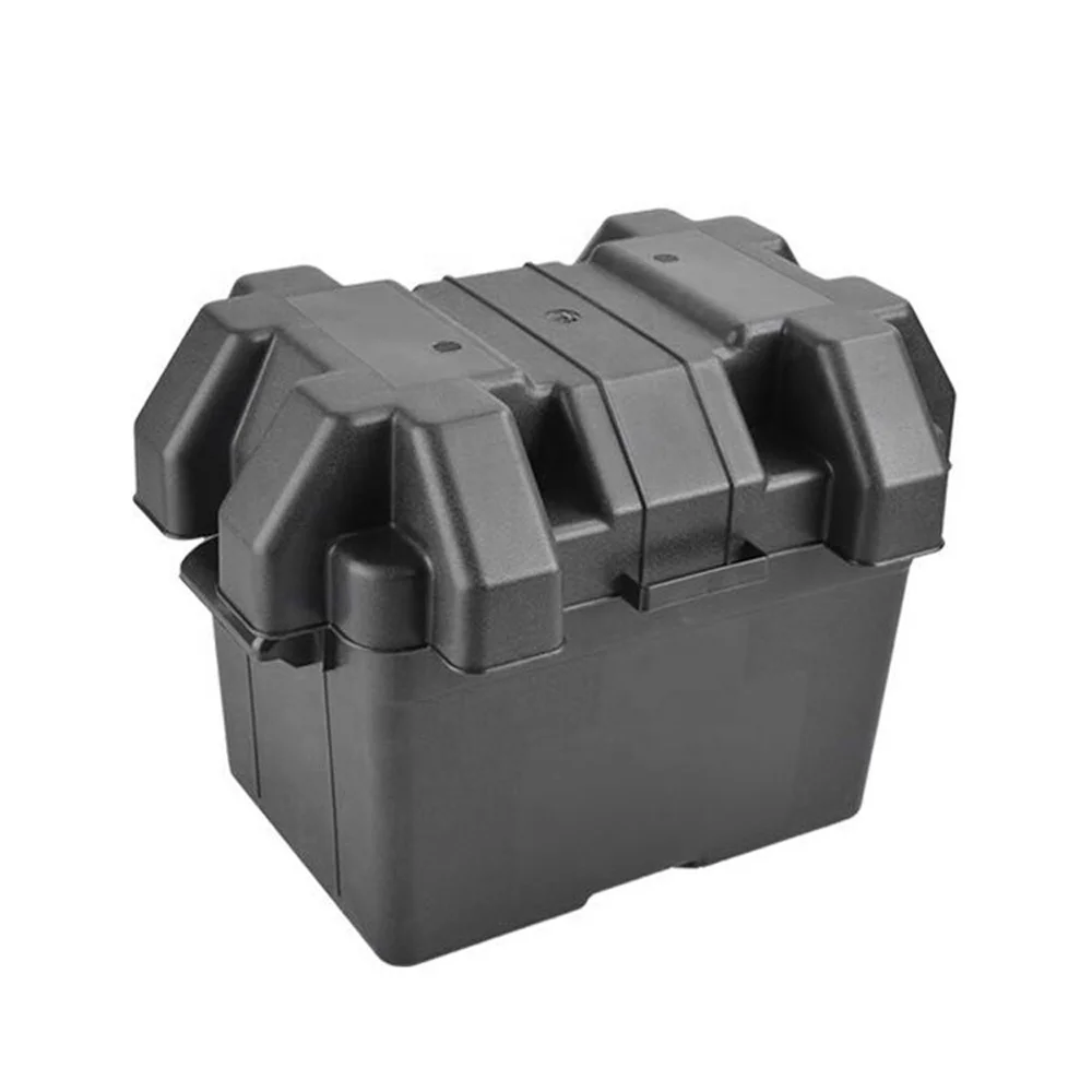 MOQ 50 Pieces PP Material Belt Side Loker Screw Black Multifunctional Battery Box