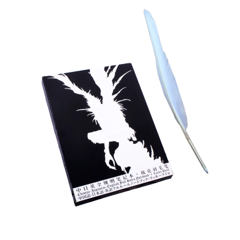 Death Note Paper Crafts Notebook Writing Journal Diary Cartoon Book Cute Fashion Theme Dead Note Plan Anime