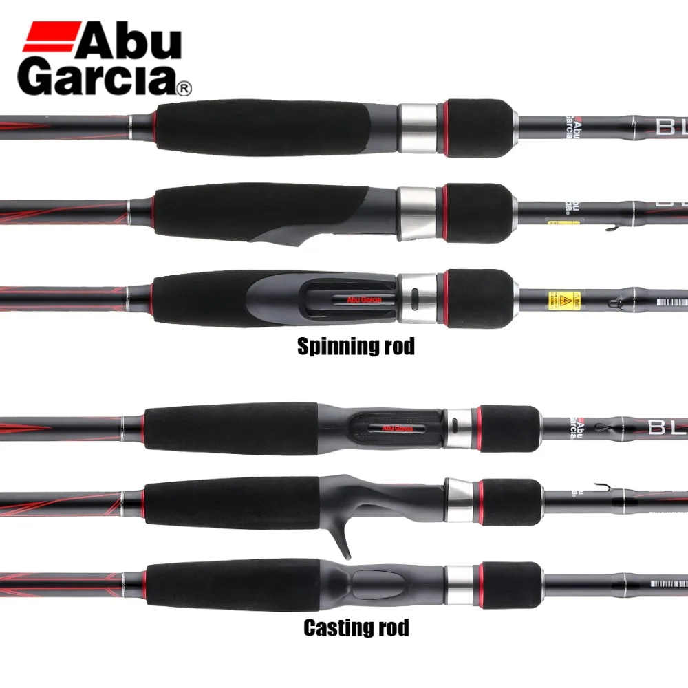  Original Abu Garcia Black Max BMAX Baitcasting Lure Fishing Rod 1.98m 2.13m 2.28m 2.43m M Power Carbon Spinning