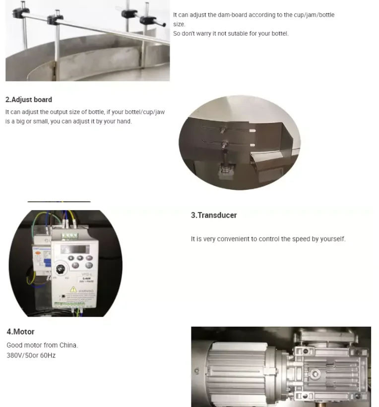 304 Stainless Steel Rotary Table Jar Tin Bottle Collection Accumulation Table