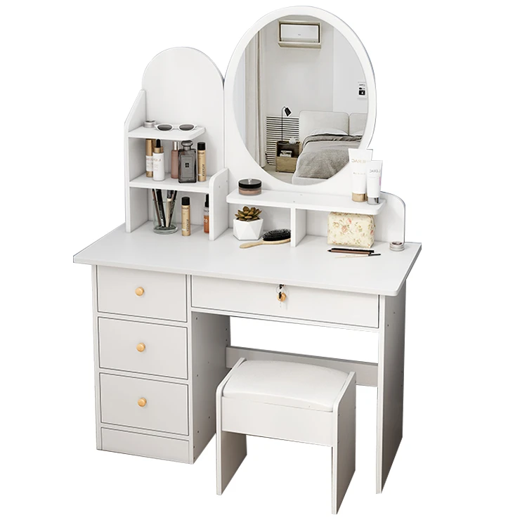 
JS906 dressing table step stool/dressing table with mirror and stool,dressing table with lighted mirror,dresser dressing table 